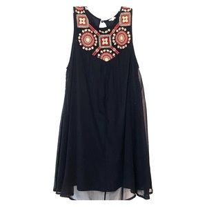 Flowy embroidered dress